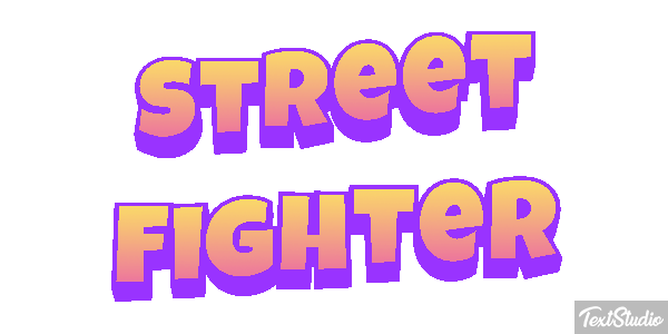 Street Fighter Effetto testo