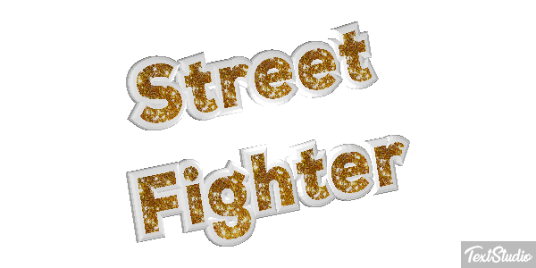 Street Fighter Effetto testo