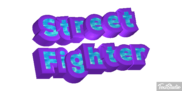 Street Fighter Effetto testo
