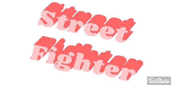 Street Fighter Effetto testo