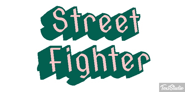 Street Fighter Effetto testo