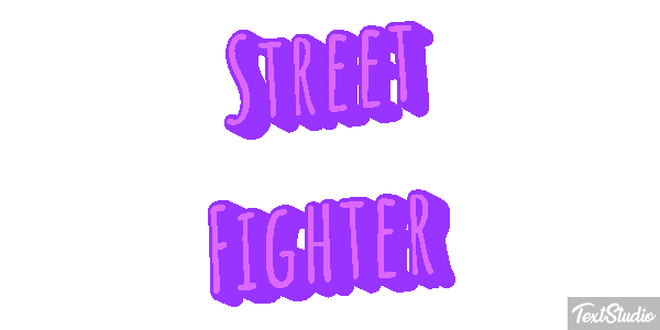 Street Fighter Effetto testo