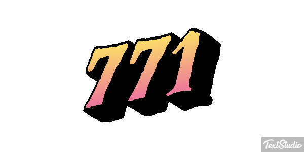 771 Текстовый эффект
