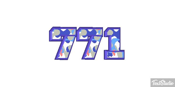 771 Текстовый эффект
