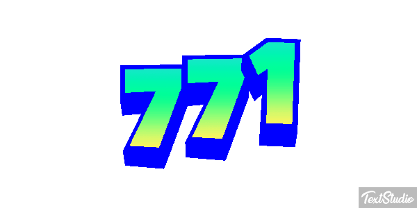 771 Текстовый эффект