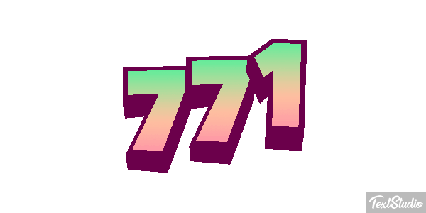 771 Текстовый эффект