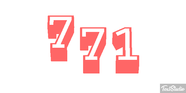 771 Текстовый эффект