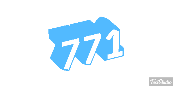 771 Текстовый эффект