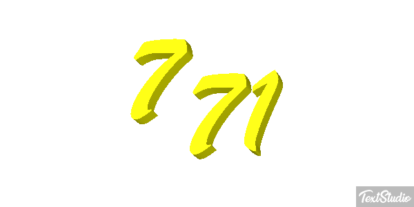 771 Текстовый эффект