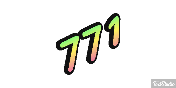 771 Текстовый эффект