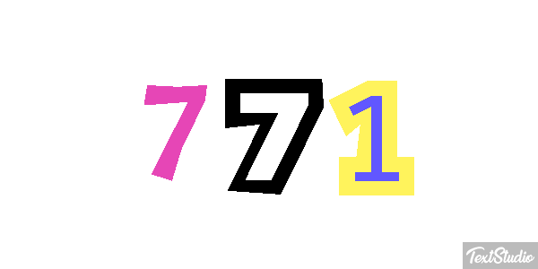 771 Текстовый эффект