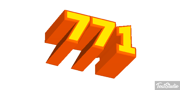 771 Текстовый эффект