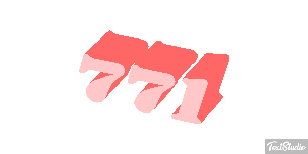 771 Текстовый эффект