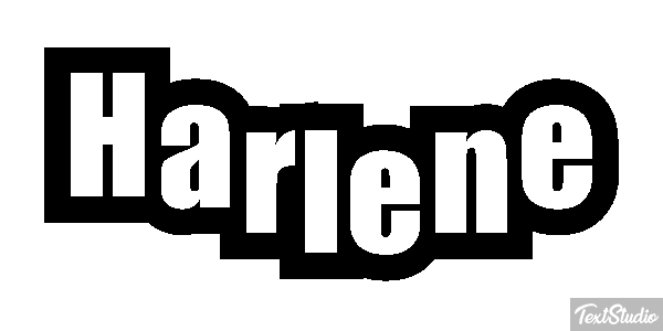 Harlene Text effect