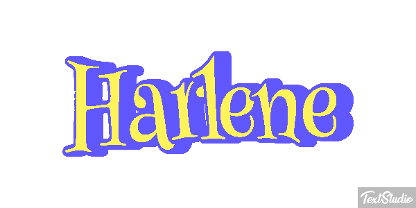 Harlene Text effect