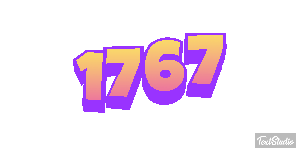 1767 Text effect
