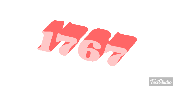 1767 Text effect