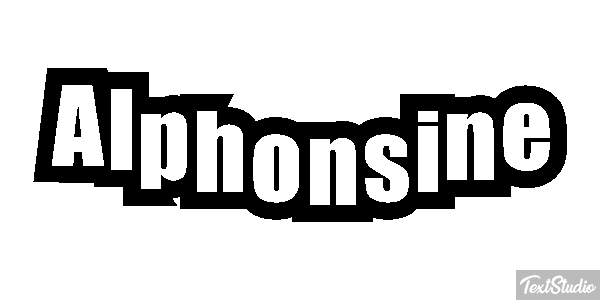 Alphonsine Efekt tekstowy
