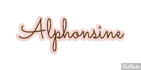 Alphonsine Efekt tekstowy