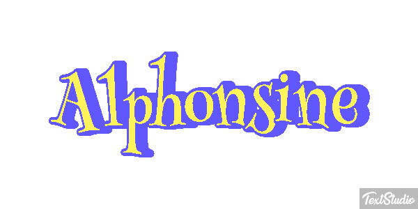 Alphonsine Efekt tekstowy