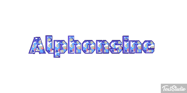 Alphonsine Efekt tekstowy