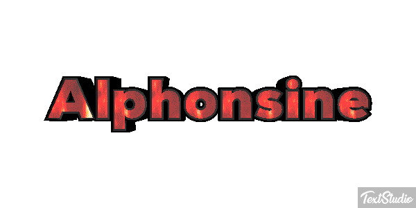 Alphonsine Efekt tekstowy