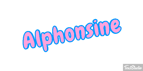 Alphonsine Efekt tekstowy