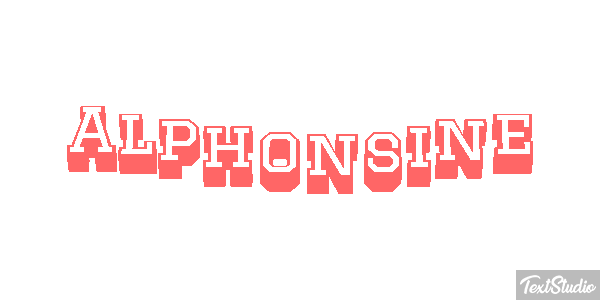 Alphonsine Efekt tekstowy