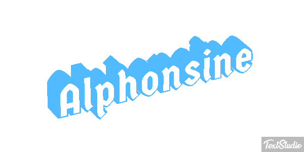 Alphonsine Efekt tekstowy