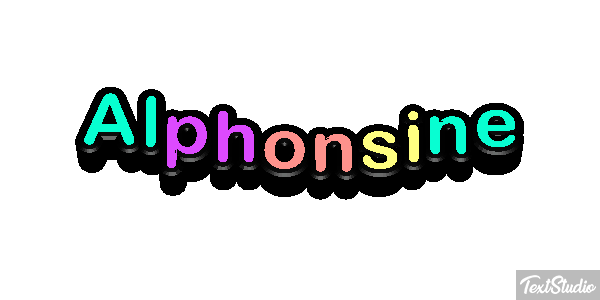 Alphonsine Efekt tekstowy