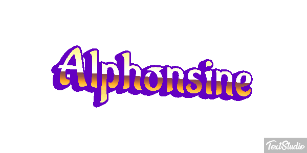 Alphonsine Efekt tekstowy