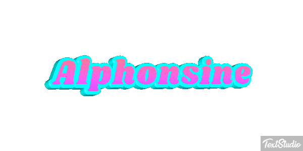 Alphonsine Efekt tekstowy