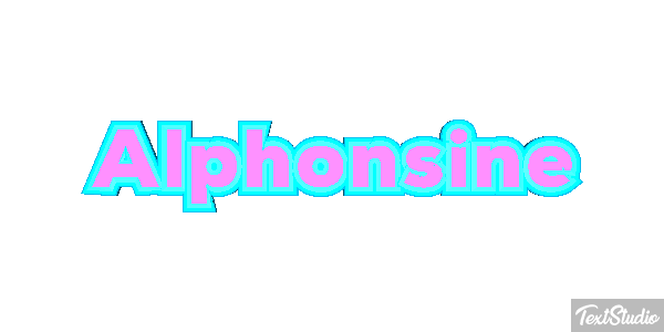 Alphonsine Efekt tekstowy