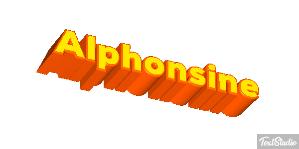 Alphonsine Efekt tekstowy