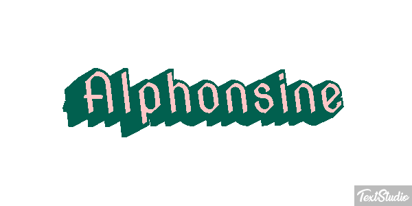 Alphonsine Efekt tekstowy