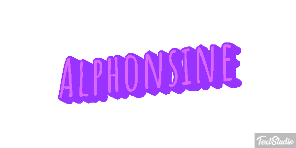 Alphonsine Efekt tekstowy
