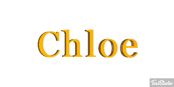Chloé Tekst effect