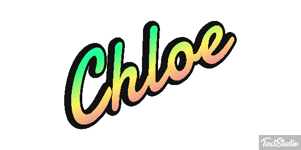 Chloé Tekst effect