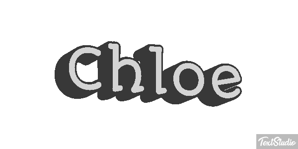 Chloé Tekst effect