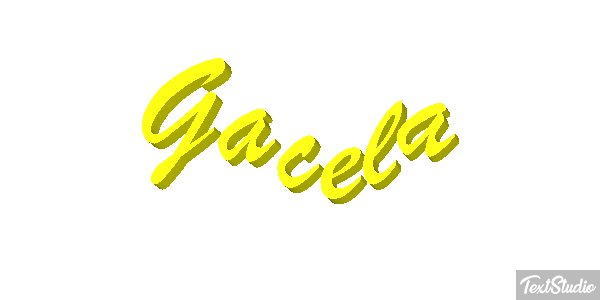 Gacela Effet de texte