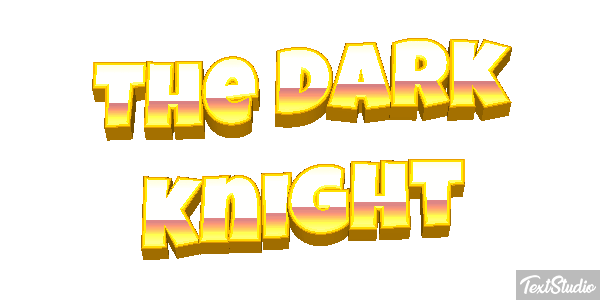 The Dark Knight テキスト効果