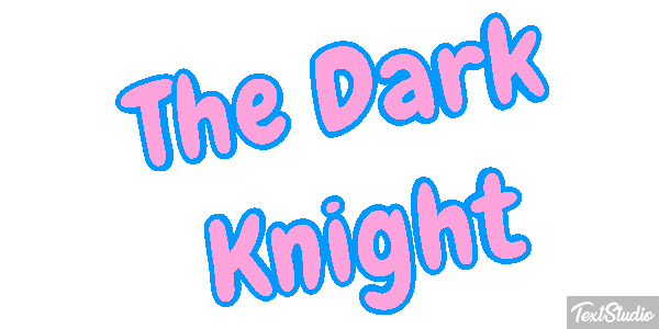 The Dark Knight テキスト効果