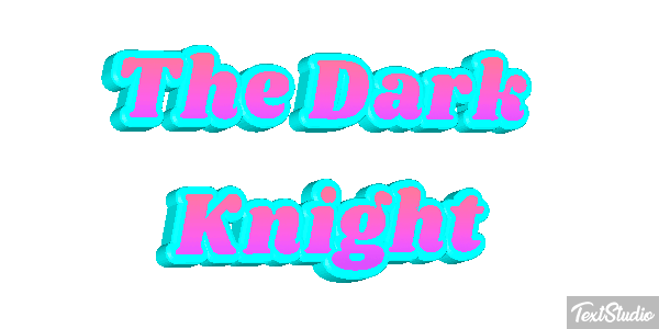 The Dark Knight テキスト効果