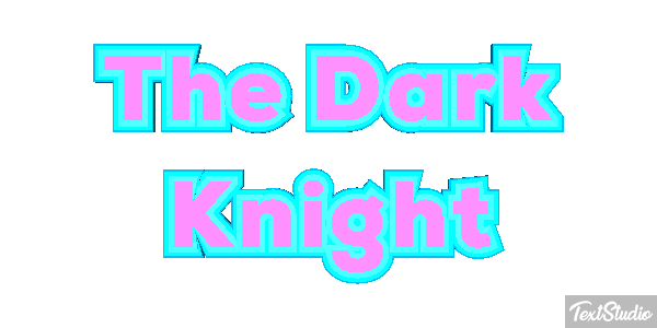 The Dark Knight テキスト効果