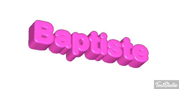 Baptiste Text effect
