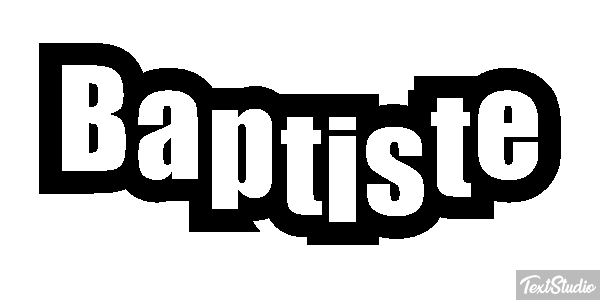 Baptiste Text effect
