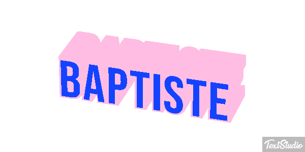 Baptiste Text effect