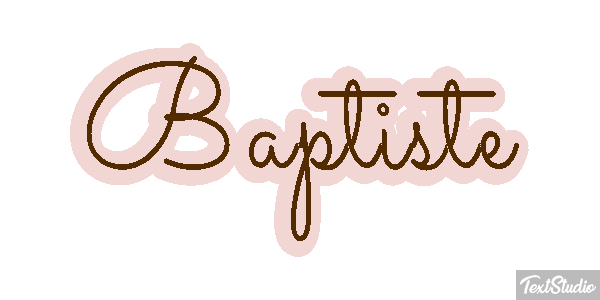 Baptiste Text effect