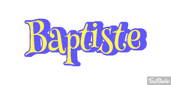 Baptiste Text effect