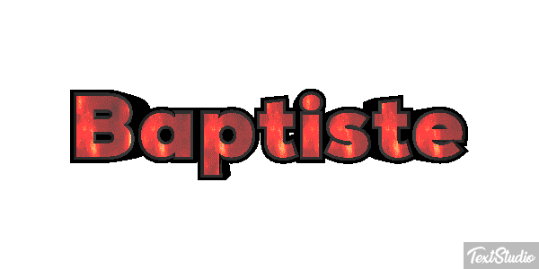 Baptiste Text effect